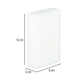 Magiczna gąbka z melaminy usuwa trudne plamy