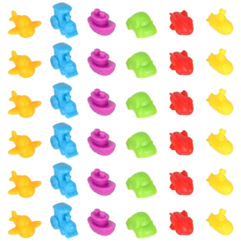 Pojazdy edukacyjne nauka liczenia montessori 36el.