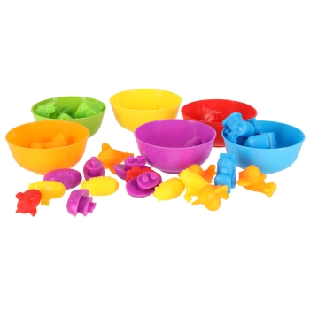 Pojazdy edukacyjne nauka liczenia montessori 36el.