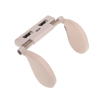 Zagłówek samochodowy poduszka podróżna oparcie na głowę szyje do samochodu regulowane beżowy