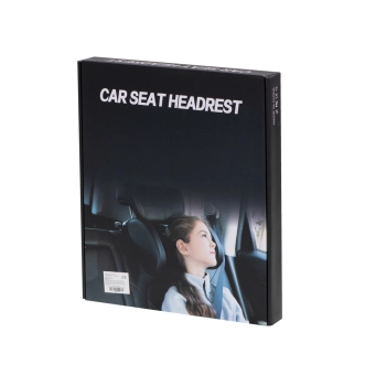 Zagłówek samochodowy poduszka podróżna oparcie na głowę szyje do samochodu regulowane beżowy