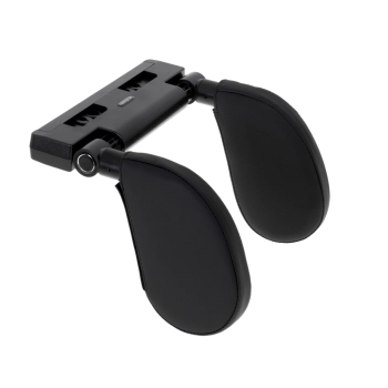 Zagłówek samochodowy poduszka podróżna oparcie na głowę szyje do samochodu regulowane czarny