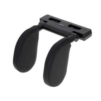 Zagłówek samochodowy poduszka podróżna oparcie na głowę szyje do samochodu regulowane czarny