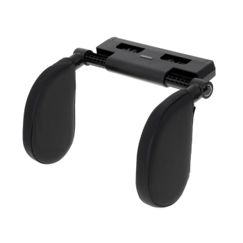 Zagłówek samochodowy poduszka podróżna oparcie na głowę szyje do samochodu regulowane czarny