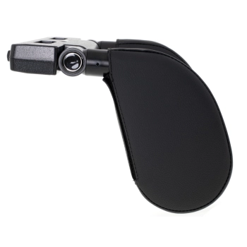 Zagłówek samochodowy poduszka podróżna oparcie na głowę szyje do samochodu regulowane czarny