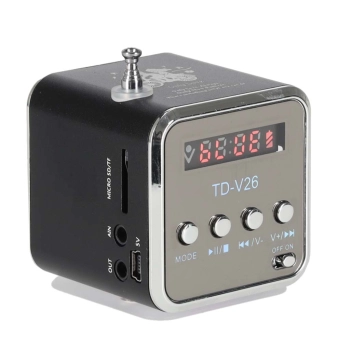 Radio akumulatorowe przenośne głośnik Bluetooth LCD TD-V26