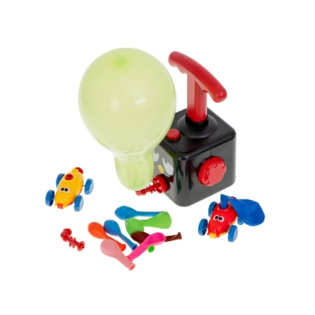 Wyrzutnia balonów samochód aerodynamiczny rakieta zestaw 15 elementów