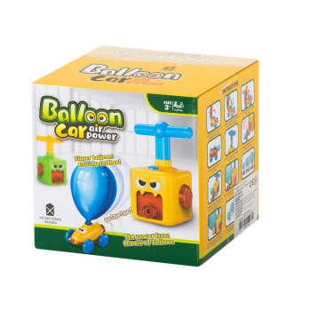 Wyrzutnia balonów samochód aerodynamiczny rakieta zestaw 15 elementów