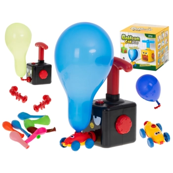 Wyrzutnia balonów samochód aerodynamiczny rakieta zestaw 15 elementów