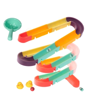 Zabawka do kąpieli zjeżdzalnia tor wodny + akcesoria