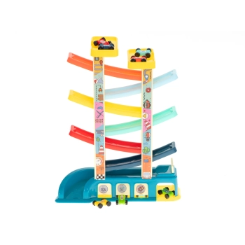 Tor samochodowy zjeżdzalnia garaż + 8 aut