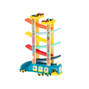 Tor samochodowy zjeżdzalnia garaż + 8 aut