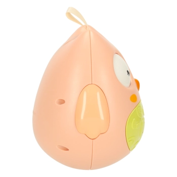 Wańka wstańka sowa sensoryczna kiwajka różowa