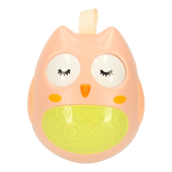 Wańka wstańka sowa sensoryczna kiwajka różowa