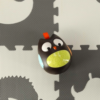 Wańka wstańka sowa sensoryczna kiwajka czarna