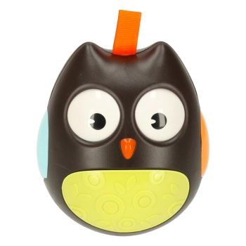 Wańka wstańka sowa sensoryczna kiwajka czarna