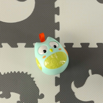 Wańka wstańka sowa sensoryczna kiwajka niebieska