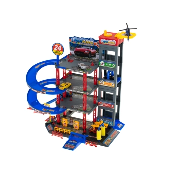 Parking samochodowy garaż wielopoziomowy piętrowy stacja benzynowa myjnia