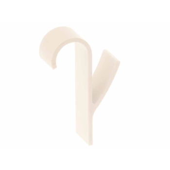 Wieszak haczyk na grzejnik kaloryfer łazienkowy kremowy