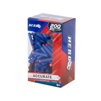 Strzałki pociski do wyrzutni niebieskie 7,2cm BOX 200szt.