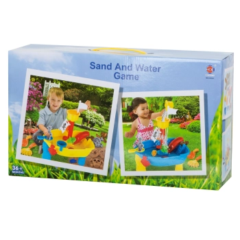 Stolik wodny do kąpieli piaskownica statek pirat / 25el.