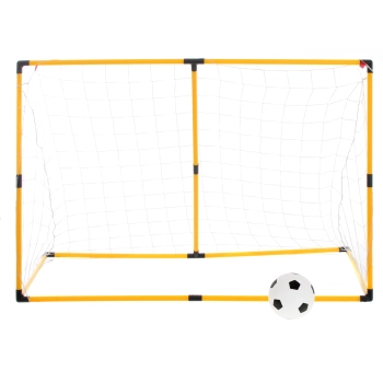 Bramka piłkarska treningowa z siatką + mata celownicza + piłka