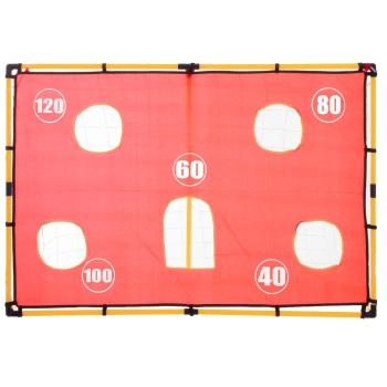 Bramka piłkarska treningowa z siatką + mata celownicza + piłka