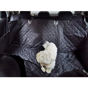 Mata dla psa do samochodu na siedzenie wodoodporna czarna