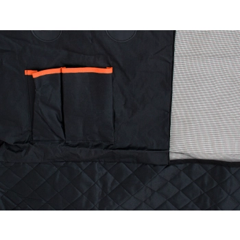 Mata dla psa do samochodu na siedzenie wodoodporna czarna