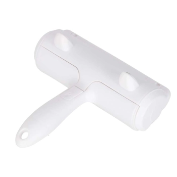 Szczotka wałek rolka do czyszczenia sierści z ubrań tapicerki biała niebieska