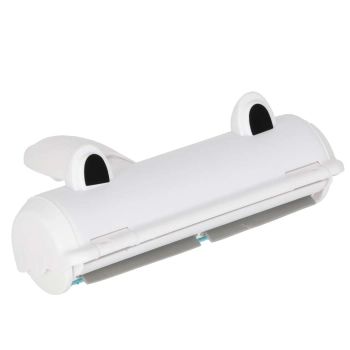 Szczotka wałek rolka do czyszczenia sierści z ubrań tapicerki biała niebieska