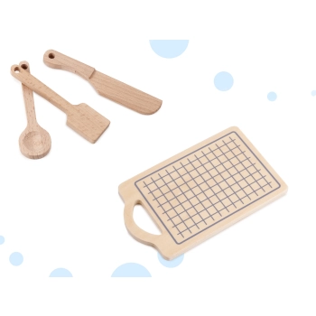 Kuchnia dla dzieci drewniana MDF MODERN CLASSIC akcesoria 82cm