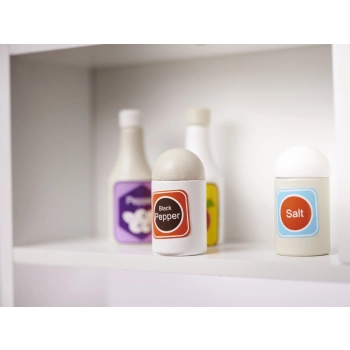 Kuchnia dla dzieci drewniana MDF MODERN CLASSIC akcesoria 82cm