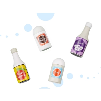 Kuchnia dla dzieci drewniana MDF MODERN CLASSIC akcesoria 82cm