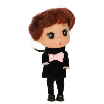 Lalka lalki do domku dla lalek 3 dziewczynki + 1 chłopczyk zestaw 4szt. 12cm