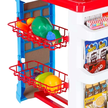 Sklep dla dzieci supermarket stragan wózek na zakupy akcesoria