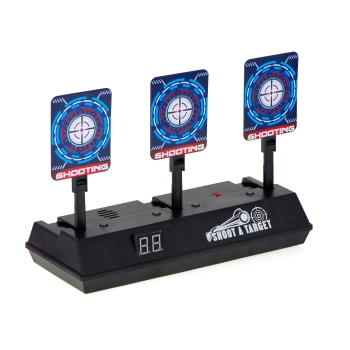 Tarcza do strzelania do wyrzutni karabinu elektroniczna strzelnica 3 cele licznik cyfrowy