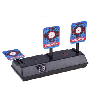 Tarcza do strzelania do wyrzutni karabinu elektroniczna strzelnica 3 cele licznik cyfrowy