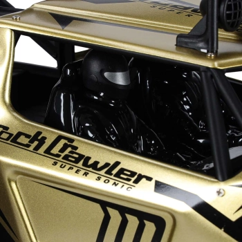 Samochód zdalnie sterowany 2,4GHz 1:8 51cm metal złoty