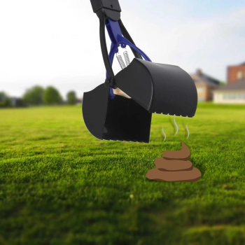 Łopatka do zbierania odchodów kupozbieracz niebieski