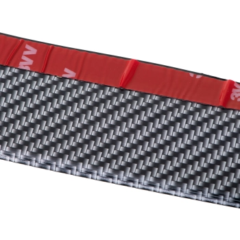 Dokładka zderzaka osłona uniwersalna spoiler carbon 2,5m czarna