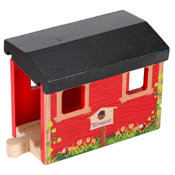 Kolejka drewniana pociąg tor samochodowy 70 elementów