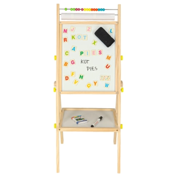 Tablica magnetyczna kredowa liczydło papier kreda literki gratis