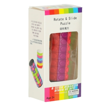 Układanka logiczna łamigłówka walec obrotowy 7 rzędów