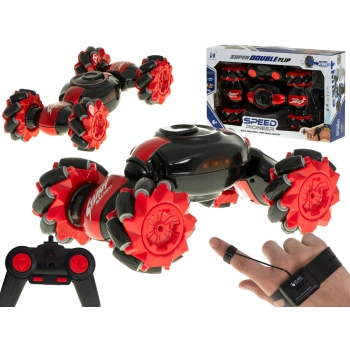 Samochód zdalnie sterowany na pilota RC Speed Pioneer Stunt Car 360 czerwony