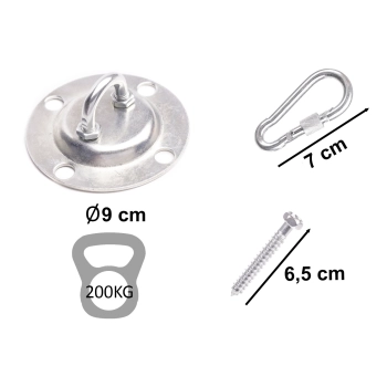 Zestaw do montażu huśtawki fotela wiszącego gniazda 200kg