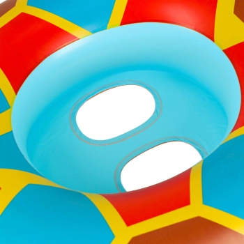 Kółko do pływania dla niemowląt koło pontonik dla dzieci dmuchany z siedziskiem materac żółw 15kg