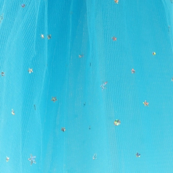 Kostium strój karnawałowy przebranie Jednorożec opaska+ spódniczka niebieski 3-6lat