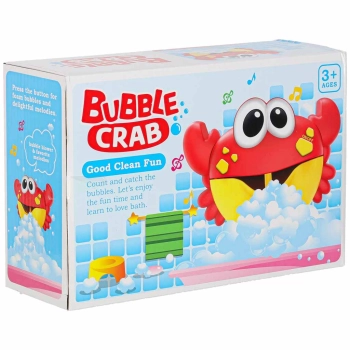 Generator baniek piany zabawka do kąpieli krab