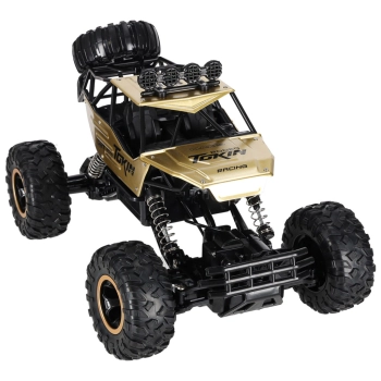 Samochód zdalnie sterowany na pilota RC Rock Crawler 1:12 4WD METAL złoty